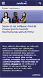 Mobile Screenshot of lu.sodexo.com