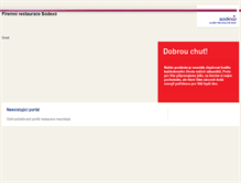 Tablet Screenshot of menza.portal.sodexo.cz