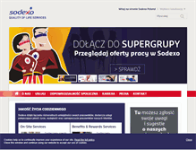 Tablet Screenshot of pl.sodexo.com