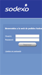 Mobile Screenshot of pedidos.sodexo.pe