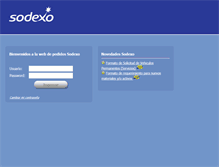 Tablet Screenshot of pedidos.sodexo.pe
