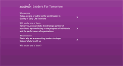 Desktop Screenshot of leaders-for-tomorrow.sodexo.com