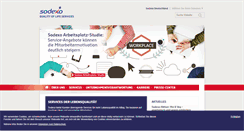 Desktop Screenshot of de.sodexo.com