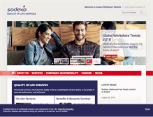 Tablet Screenshot of ph.sodexo.com