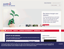 Tablet Screenshot of nl.sodexo.com