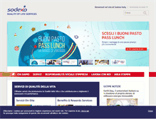 Tablet Screenshot of it.sodexo.com